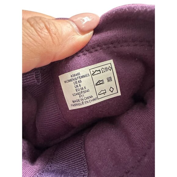 LANDS END Women's  Purple Lined Water Resistant Winter Snow Boots Size 8 - Picture 5 of 8